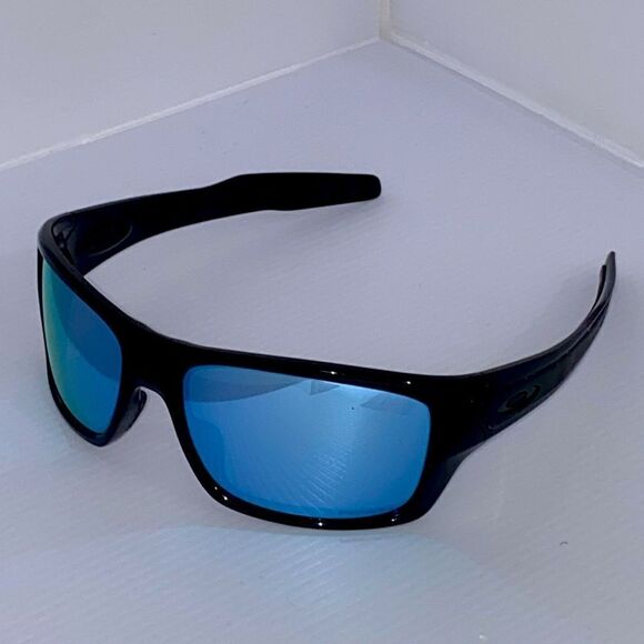 Oakley Turbine 009263 Black Prizm Sapphire Eyewear Sunglasses - Picture 3 of 11
